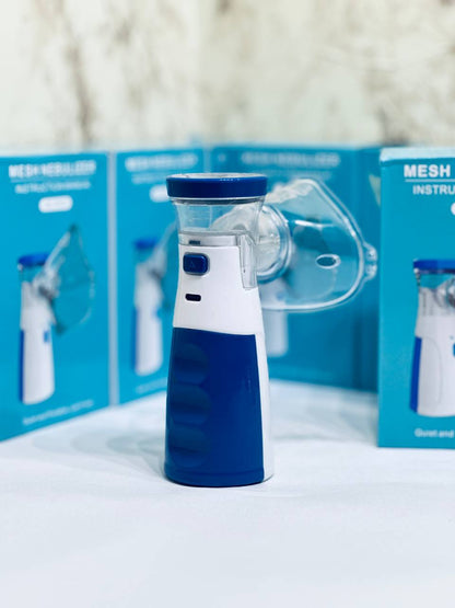 Portable Mesh Nebulizer – Silent USB Rechargeable Inhaler for Adults & Kids